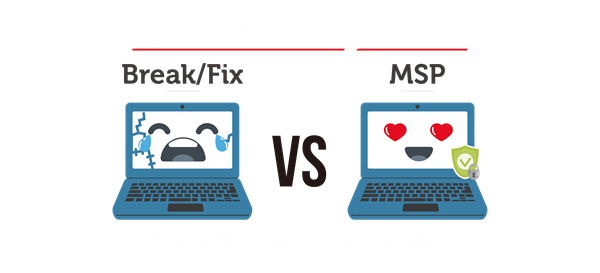 On The Blog - Break Fix vs MSP